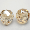 2015 Amber cristal lustre peças, cristal bead cortinas de janela